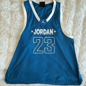 Jordan Teal Mesh Jersey with White Accents